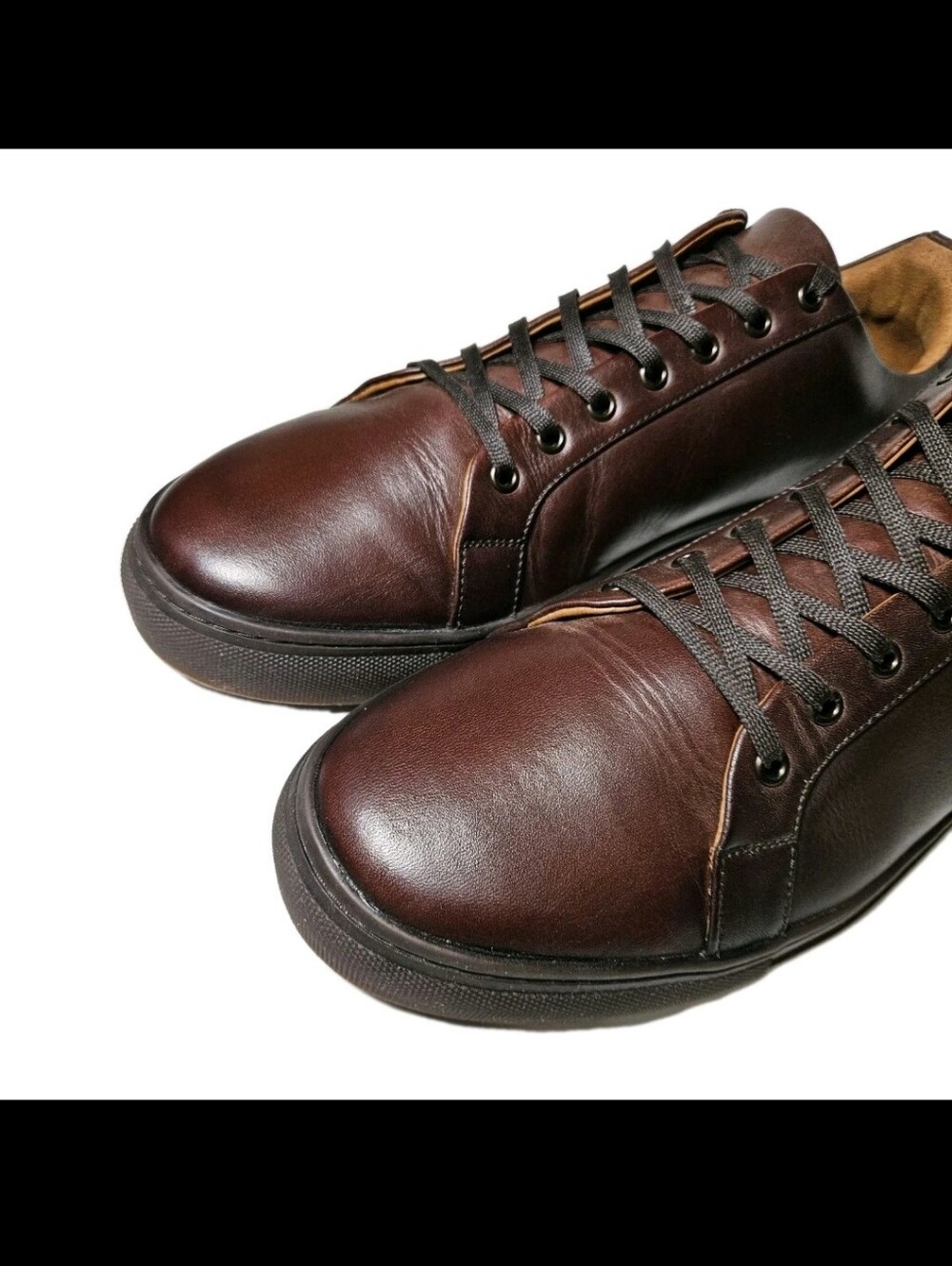 Thursday Boot Co. Men Sz 12.5 Old English Brown Leather Premier Low Top Sneakers - Picture 5 of 13